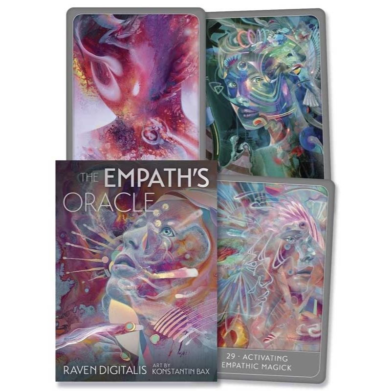 The Empath's Oracle by Raven Digitalis (2022, Cards, Flash Cards) Konstantin Bax - TARAH CO