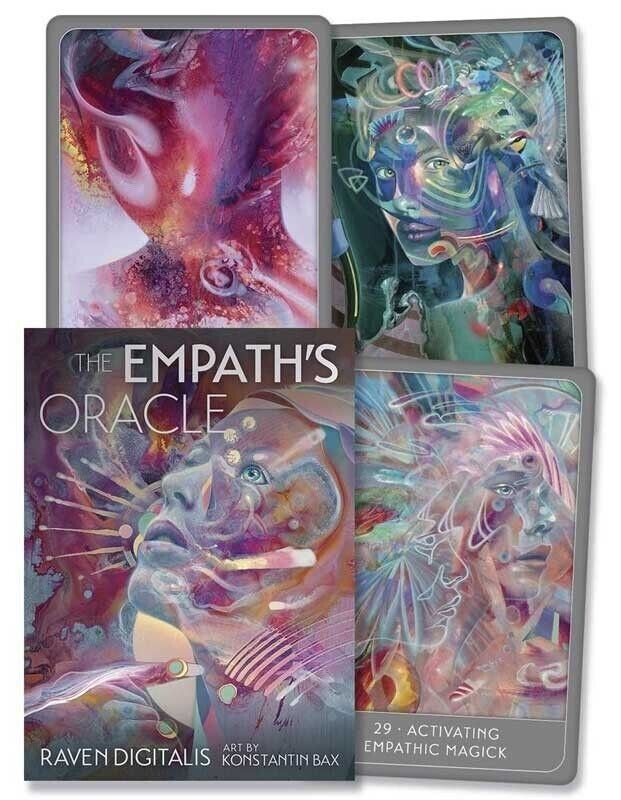 The Empath's Oracle by Raven Digitalis (2022, Cards, Flash Cards) Konstantin Bax - TARAH CO.
