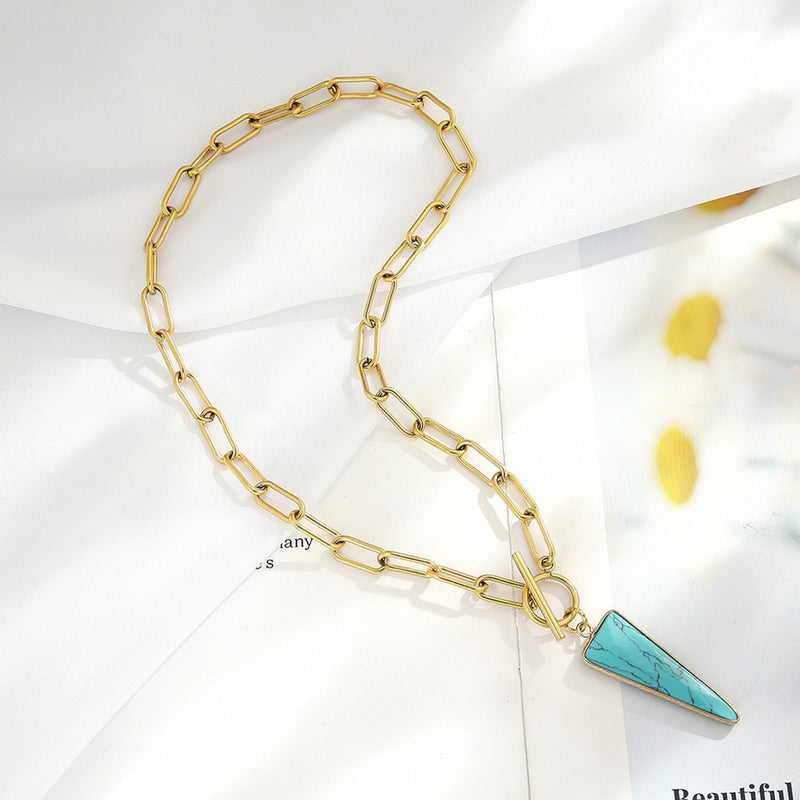 Turquoise Vibes Pendant Necklace - TARAH CO.