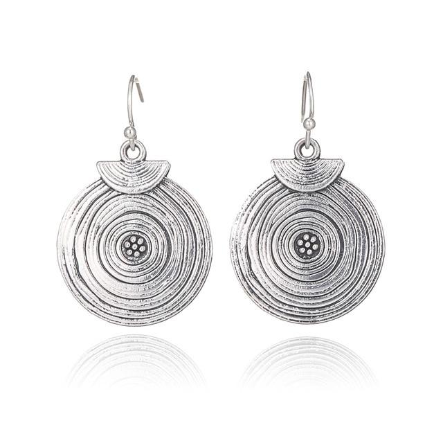 Wait And See Antique Silver Earrings - TARAH CO.