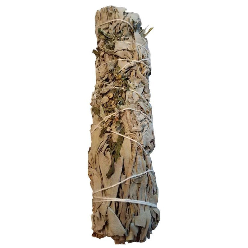 White Sage & Mugwort Smudge Stick, 8" - TARAH CO.